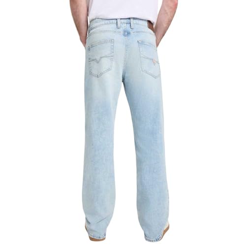 Eco Mason Distressed Straight Jeans2