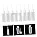 Ipetboom 8Pcs Refillable Pointed Mouth Squeeze Bottles Durable Plastic Multipurpose Containers for Lotion Shampoo DIY Beauty Applications Easy to Use Lightweight and Washable