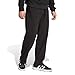 Adidas Men's All SZN Waffle Knit Open Hem Pants, Black, Medium