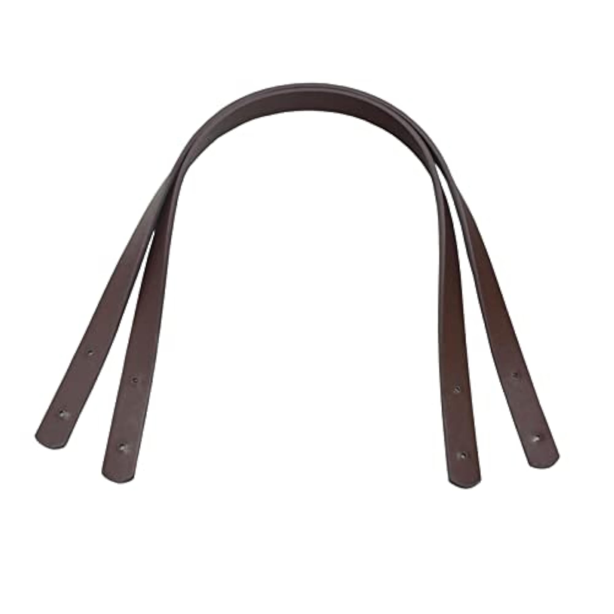 2x Bag Strap Belt Replacement Handle, Dark Brown