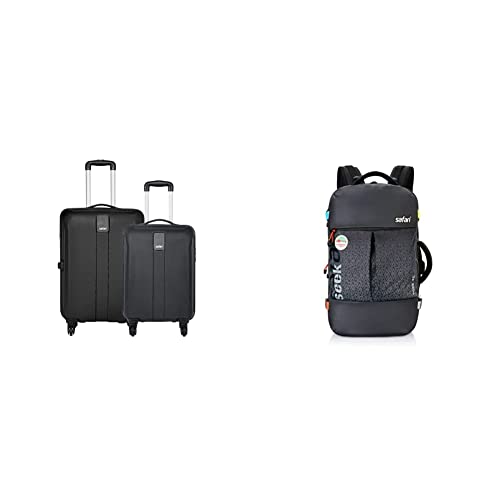 Image of Safari 45 Ltrs Black Large /Travel /Office Laptop Backpack (Seek 45L 21 OB BLK)