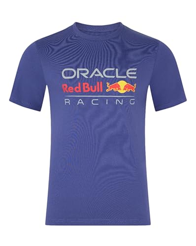 Red Bull Racing F1 Team - Camiseta oficial con logotipo grande, color azul marino, unisex, azul, XL