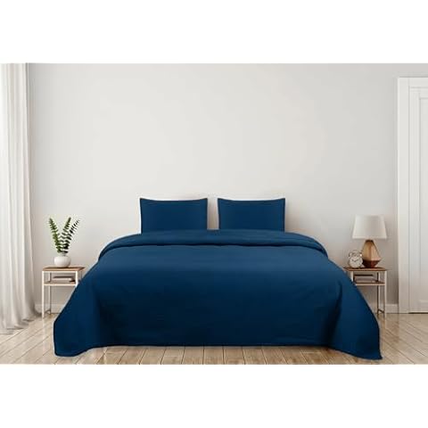 Autrefois Couvre-lit Bleu Cobalt Tahiti Cover