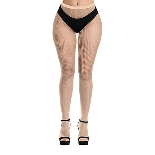 Image of Bestjybt Womens Fishnet Tights High Waist Mesh Fish Net Stockings Pantyhose | Cool Pattern, Sexy, Perfect For Daily Use, Costume Halloween Cospaly, Versatile, Stretchy, Non-Itchy, Great Fit