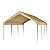 12'x20' Carport Heavy Duty Car Canopy UV Resistant Waterproof Portable Garage for Car, Boat, Party, Storage Shed (Earthy Yellow)