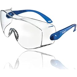 Lentes De Seguridad Laboratorio Dräger X-pect 8120 | Cubregafas protectoras | Lentes de seguridad con patillas ajustables | Para laboratorio, agricultura, industria | 1 gafa