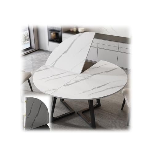 Extension de dessus de table ronde pliable et portable pour gain de place - 2