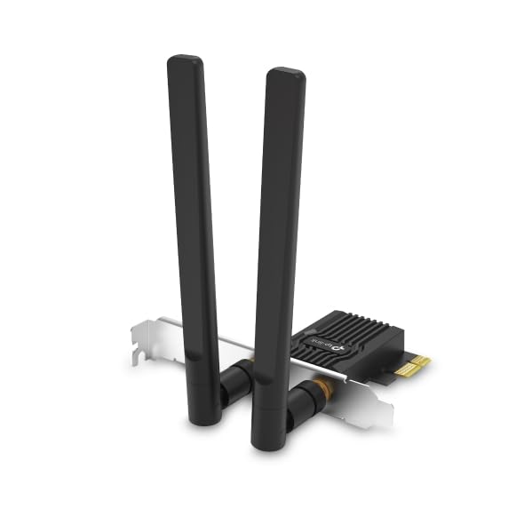 TP-Link Archer TX10E PCIe Adaptateur WiFi 6 AX900 Mbps, Carte réseau pour PC Fixe avec Bluetooth 5.3, MU-MIMO, OFDMA, WPA3, Double antenne, Prend en Charge Windows 10/11 - 2
