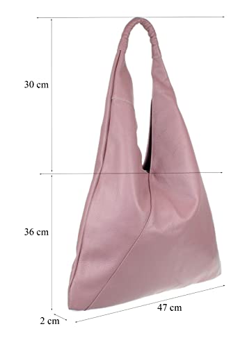 Image of Girly HandBags V Shape Genuine Top Handle Bag