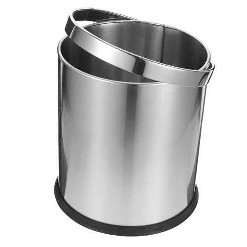 Caneca de basura de acero inoxidable para baño