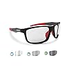 BERTONI Photochromen zelfkleurende windbescherming sportbril fietsen – skiën – lopen – golf – Alien F automatische…