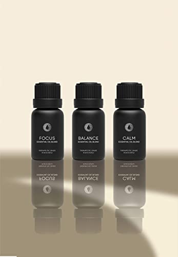 Bursera Blends Collection, Set Of 3 Essential Oil Blends, Tree Planted With Every Order, Focus, Balance, Calm Oil Mix Pack Gift Set, 3X10Ml Natural Aromatherapy Blend Kit For Diffusers And Humidifier #TOP3