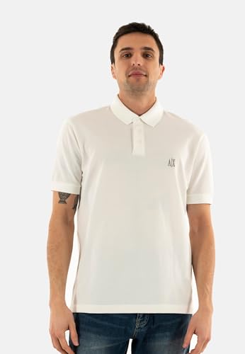 Armani Exchange Men's Cotton Pique Icon Logo Polo2