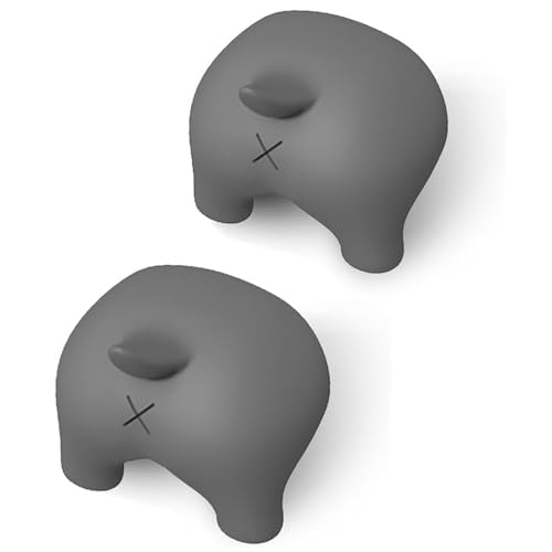 2pcs caca de caca Pasta de dientes de trasero de perro Topper Funny Silicone Pasta de dientes Dipense Autodealimentación de la pasta de dientes de caca de caca para familiares y amigos Regalos de bañ