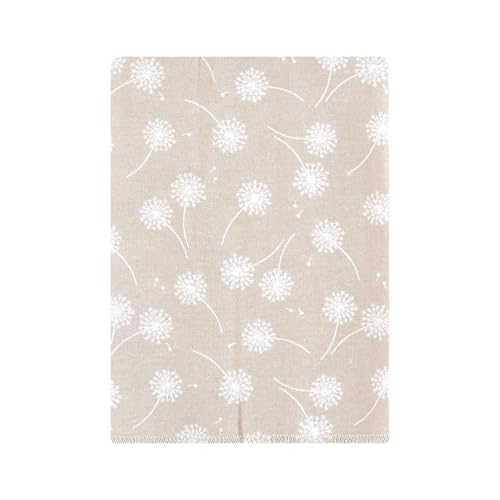 Image of Hudson Baby Unisex Baby Flannel Burp Cloth 12pk, Dandelion Wish, One Size