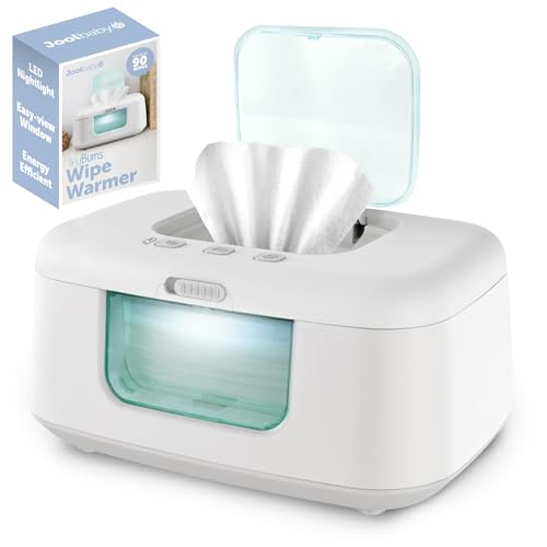 TinyBums Baby Wipe Warmer & Dispenser with LED Changing Light