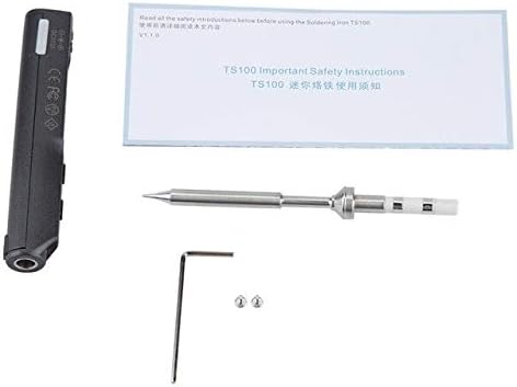 Soldering TS100 Soldering Iron Solder TS100 Mini Portable Programmable Digital Electric Soldering Iron Repair Tool Soldering - (Color: A)