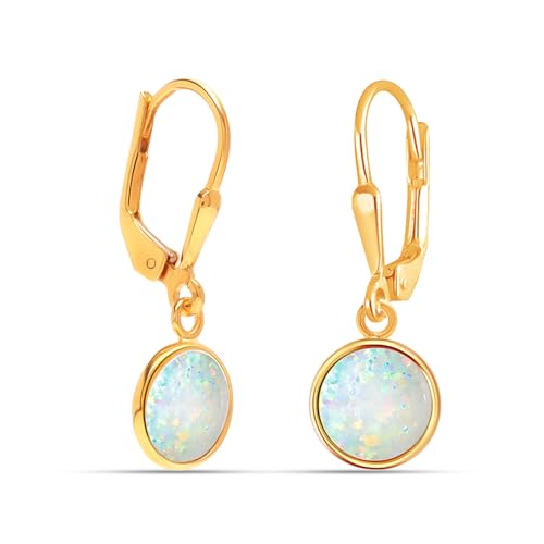 Boucles d'oreilles en argent 925 LeCalla avec opale, un bijou d'exception