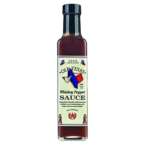 Old Texas Whiskey Pepper Steak Sauce 250 ml Cover