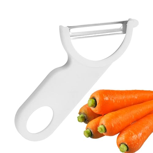 Peladores en Y para cocina,pelador de verduras Y,Pelador de frutas de acero al carbono | Mango antideslizante Gadgets de cocina herramienta de pelado de forma inclinada para manzanas vegetales pom