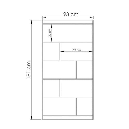 Conjunto Home Office com Escrivaninha e Estante para Livros Móveis Branco TX/Branco TX