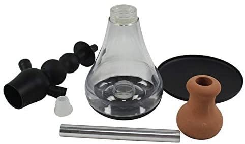 LSZ Shisha-Set Acryl- und Metallhukah-Set, Shisha Narghile Set mit Lounge-Schläuchen tragbarer Shisha for Club Bar-Party… – Bild 3