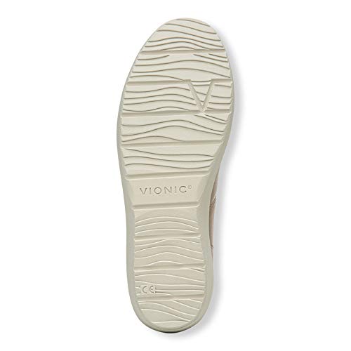 Vionic Women's Magnolia Abigail - Ladies Lace Up Flat with Concealed Orthotic Arch Support 10 Wide