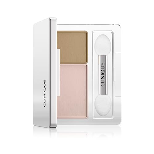 Clinique All About Shadow Palette Ombres à Paupières 2 couleurs | Tenue 8 heures, Convient aux yeux sensibles