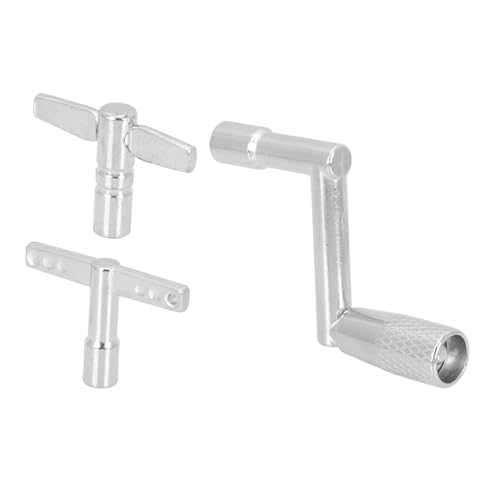 Toddmomy Drum Tuning Regulator 3 Piece Set of Drum Keys Professional Compact Design