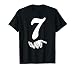 Number 7 Matching 67 Meme Halloween Costume Men Women Kids T-Shirt