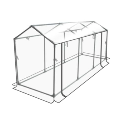 Image of Mini Greenhouse Easy Assembly Clear Tent for Backyard Outdoor Indoor Flowers 180cmx60cmx78cm