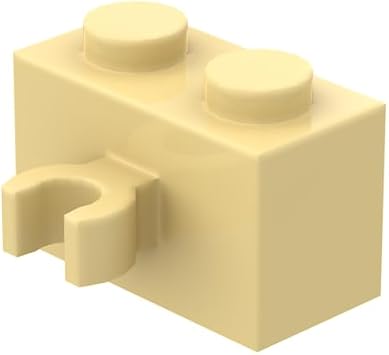 95820 Brick Special 1x2 with Vertical Clip [Thick U Clip], 50 pcs