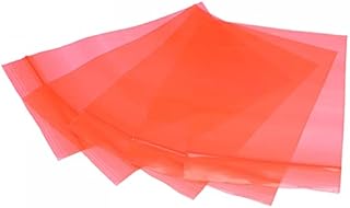 sourcing map Anti Static Bags Shielding Bag 3x5inch(8x12.5cm) Red Transparent Resealable for Hard Drive HDD SSD 100pcs