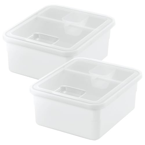 セットでお得 トトノ 引き出し用 米びつR 5kg ホワイト×2個セット リッチェル お米収納 家庭用 野菜室 シンク下