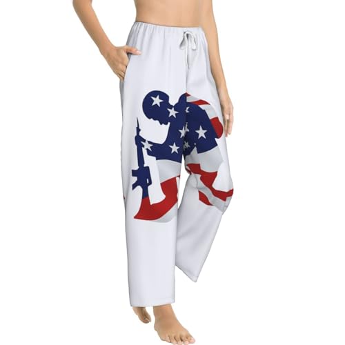 Pantalon de pyjama pour femme doux extensible avec poches amples - 2