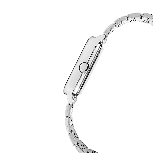 Casio Analog White Dial Men's Watch-MTP-M305D-7AVDF Stainless Steel, Silver Strap - Image 2