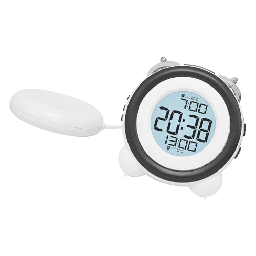 Reloj despertador antisueño profundo con alertas vibratorias y alarmas programables 7
