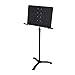 TONGSH Orchestra Stand Sheet Music con Heavy Duty Black Metal Folding Design