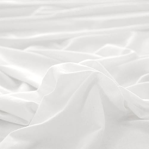 Pure Era PE-19BWH-K Jersey Knit Duvet Cover Set 100% T-Shirt Cotton Super Soft Comfy 3Pc Bedding Set With Zipper Closure thumb #5
