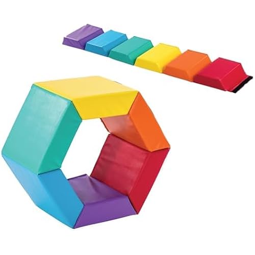 New Bounce Tumbling Mat for Kids - Gymnastics Mat - Folding Exercise Tumble Mat for Home Gyms