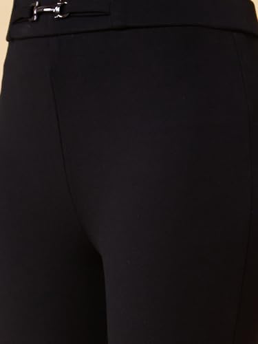 Image of Globus Women Black Solid Jeggings