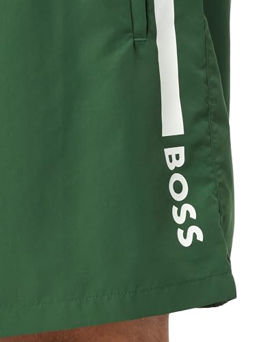 BOSS Men's Vertical Logo Swim Trunks2