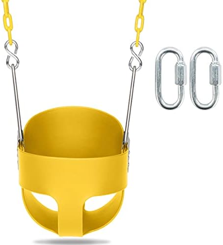 Swing Set Stuff Highback Full Bucket Swing Yellow