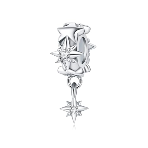 Image of ARTCHARM 925 Sterling Silver Stopper Beads Spacers Charms fits European DIY Bracelet, Personalized Gifts for Mothers Day /Birthday /Christmas