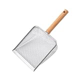 Cat Litter Litter Pan Sifting Cleaning Tool Kitty Litter with Long Handle for Lizards, Mesh Spacing 4