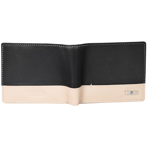 Image of HORNBULL Nikolas Black Leather Wallet for Men | Genuine Leather Wallet with RFID Blocking | Purse for Men