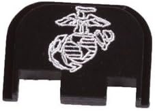 Back Plate for Glock with USMC logo (Mechanical Engraved)