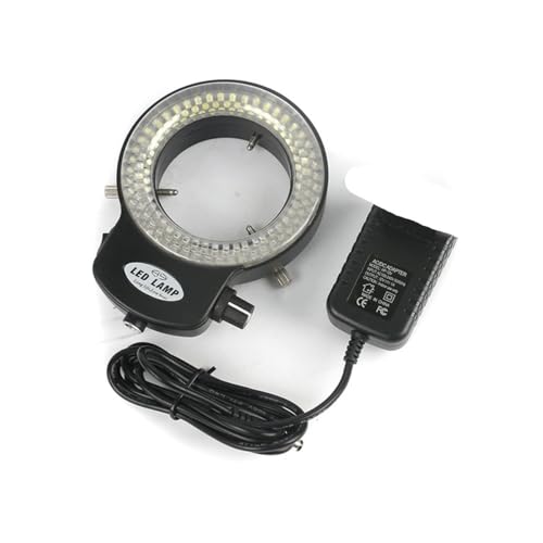 ラボ用顕微鏡アクセサリー 56 個 144 個 LED リングライト Microscopio ランプ工業用実体顕微鏡用(B type 144pcs Black)