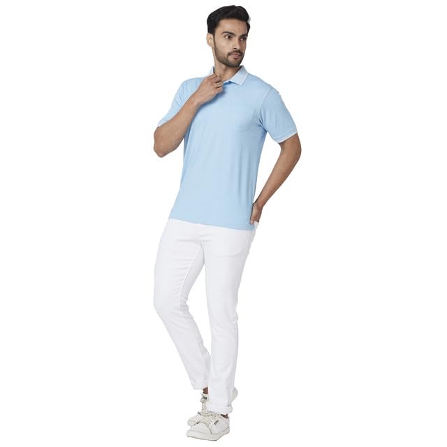 Image of Raymond Men's Mid Rise Regular Fit Jeans