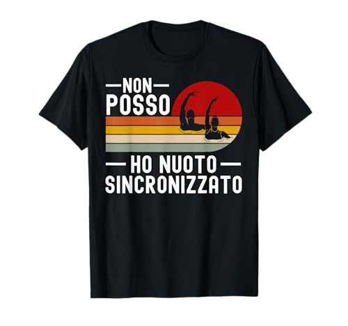Nuoto Sincronizzato Divertente Regali Nuotatore Nuotatrice Maglietta
